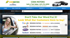 Desktop Screenshot of cornmotors.com